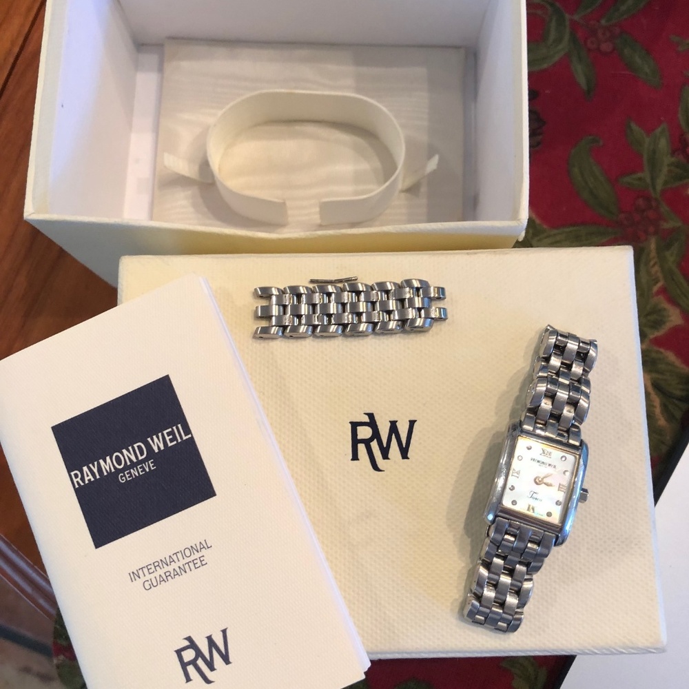 SOLD Raymond Weil Silver Tosca Quartz Watch SOLD